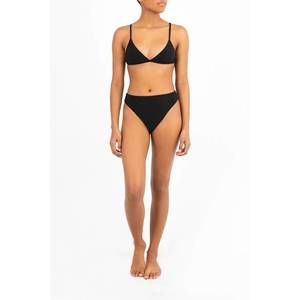 NEW ANEMOS women's the classic triangle bikini top in black